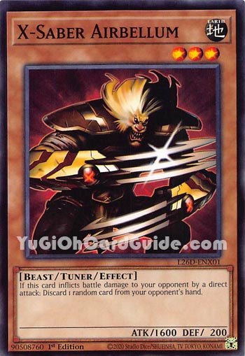 Yu-Gi-Oh Card: X-Saber Airbellum
