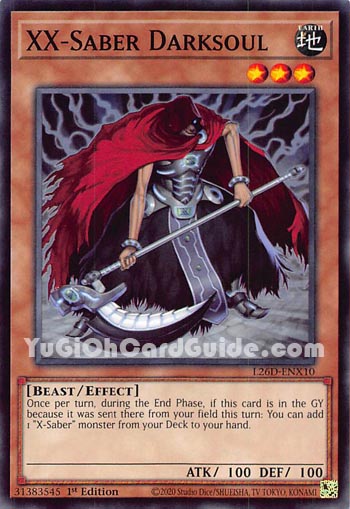 Yu-Gi-Oh Card: XX-Saber Darksoul