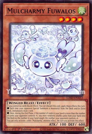 Yu-Gi-Oh Card: Mulcharmy Fuwalos