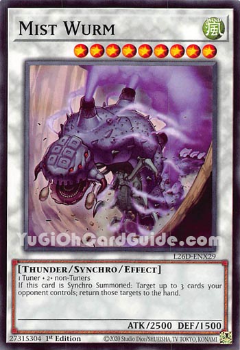 Yu-Gi-Oh Card: Mist Wurm
