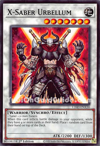Yu-Gi-Oh Card: X-Saber Urbellum