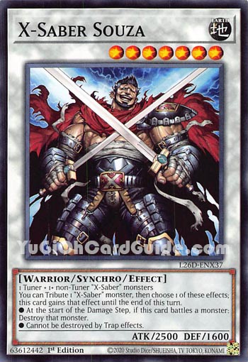 Yu-Gi-Oh Card: X-Saber Souza