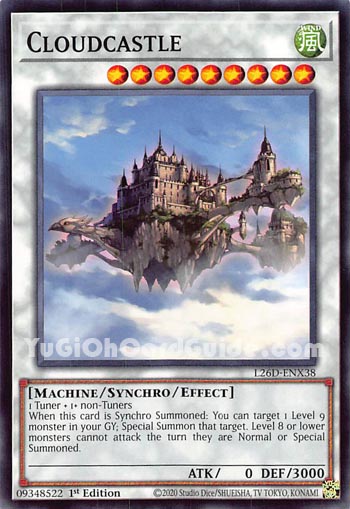 Yu-Gi-Oh Card: Cloudcastle