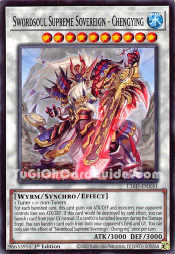 Yu-Gi-Oh Card: Swordsoul Supreme Sovereign - Chengying