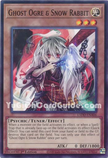 Yu-Gi-Oh Card: Ghost Ogre & Snow Rabbit