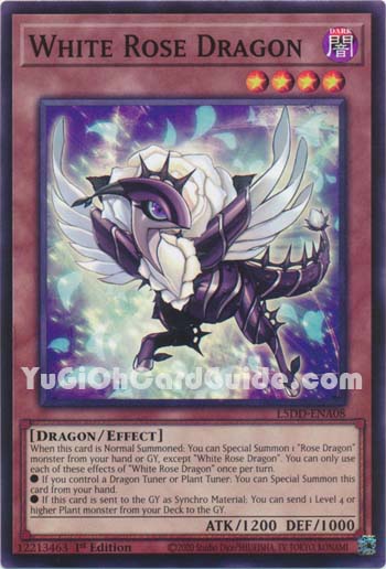Yu-Gi-Oh Card: White Rose Dragon