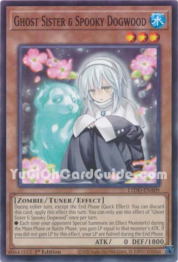 Yu-Gi-Oh Card: Ghost Sister & Spooky Dogwood