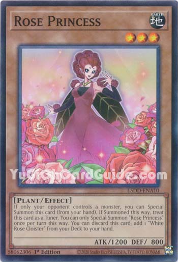 Yu-Gi-Oh Card: Rose Princess