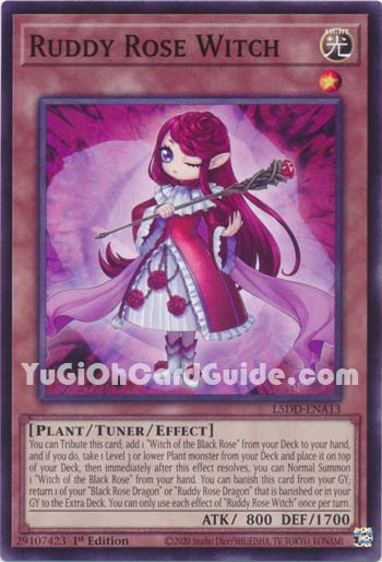 Yu-Gi-Oh Card: Ruddy Rose Witch