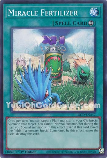 Yu-Gi-Oh Card: Miracle Fertilizer