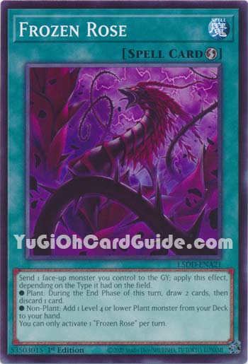 Yu-Gi-Oh Card: Frozen Rose