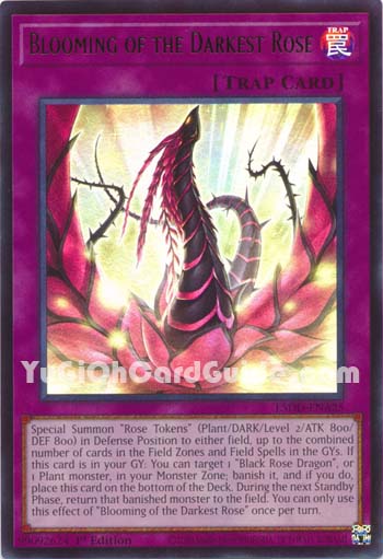 Yu-Gi-Oh Card: Blooming of the Darkest Rose