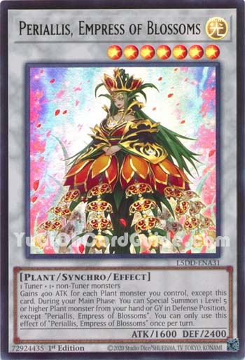 Yu-Gi-Oh Card: Periallis, Empress of Blossoms