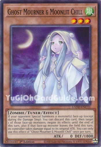 Yu-Gi-Oh Card: Ghost Mourner & Moonlit Chill