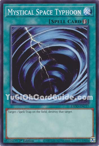Yu-Gi-Oh Card: Mystical Space Typhoon
