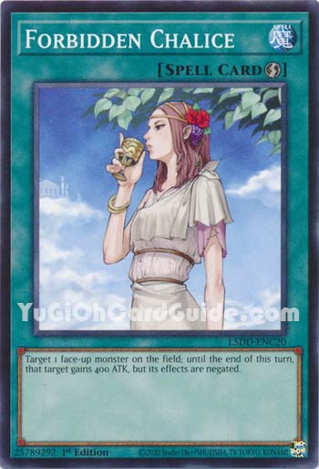Yu-Gi-Oh Card: Forbidden Chalice