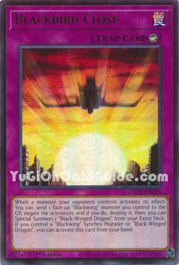Yu-Gi-Oh Card: Blackbird Close