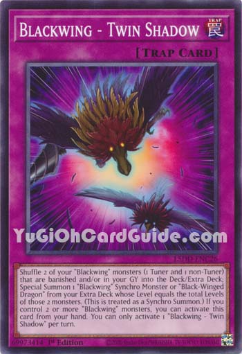 Yu-Gi-Oh Card: Blackwing - Twin Shadow