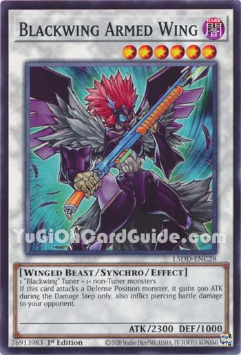 Yu-Gi-Oh Card: Blackwing Armed Wing