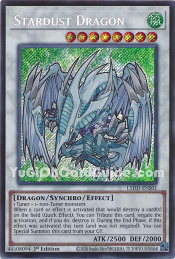 Yu-Gi-Oh Card: Stardust Dragon