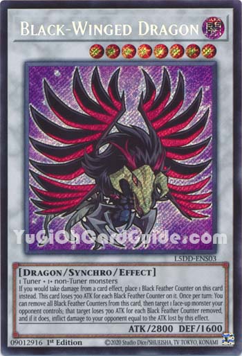 Yu-Gi-Oh Card: Black-Winged Dragon