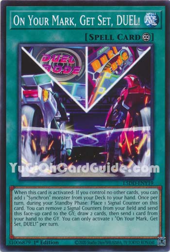 Yu-Gi-Oh Card: On Your Mark, Get Set, DUEL!