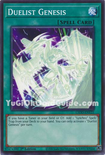 Yu-Gi-Oh Card: Duelist Genesis