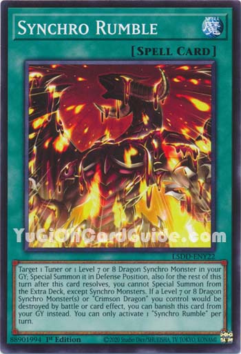 Yu-Gi-Oh Card: Synchro Rumble