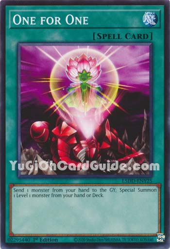 Yu-Gi-Oh Card: One for One