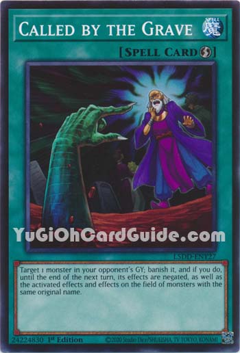Yu-Gi-Oh Card: Called by the Grave