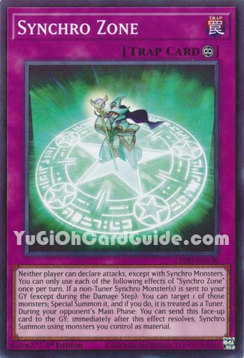 Yu-Gi-Oh Card: Synchro Zone