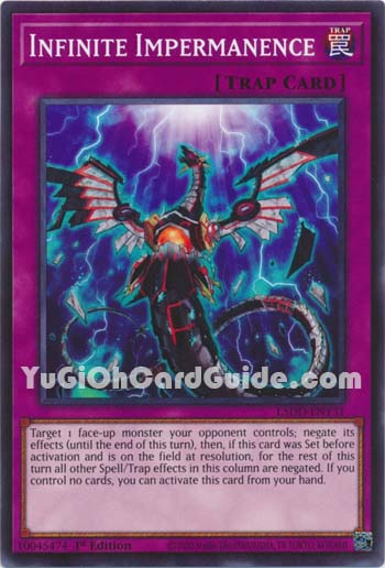 Yu-Gi-Oh Card: Infinite Impermanence