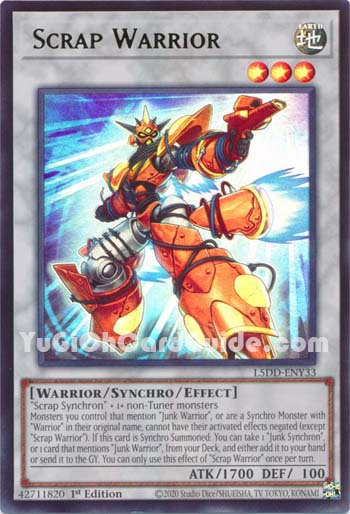 Yu-Gi-Oh Card: Scrap Warrior