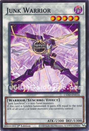 Yu-Gi-Oh Card: Junk Warrior