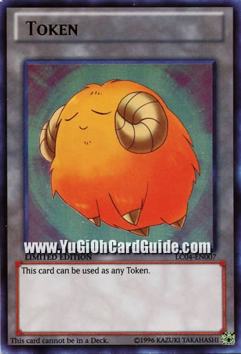 Yu-Gi-Oh Card: Token (Yellow Sheep Token)