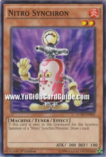 Yu-Gi-Oh Card: Nitro Synchron