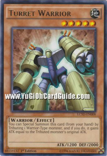 Yu-Gi-Oh Card: Turret Warrior