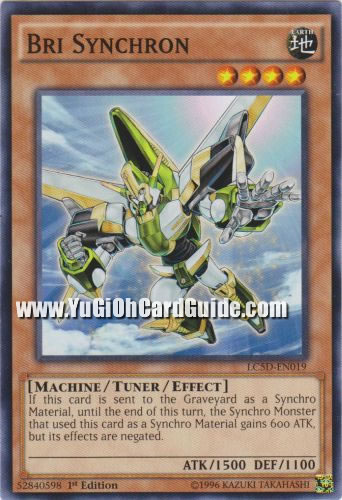 Yu-Gi-Oh Card: Bri Synchron