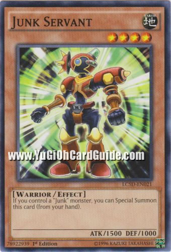 Yu-Gi-Oh Card: Junk Servant