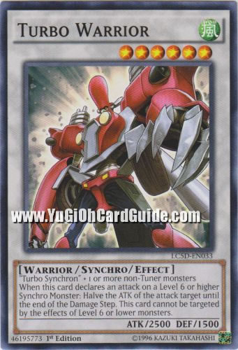 Yu-Gi-Oh Card: Turbo Warrior