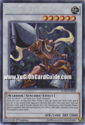 Yu-Gi-Oh Card: Drill Warrior