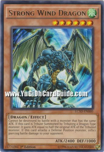 Yu-Gi-Oh Card: Strong Wind Dragon