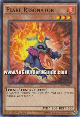 Yu-Gi-Oh Card: Flare Resonator