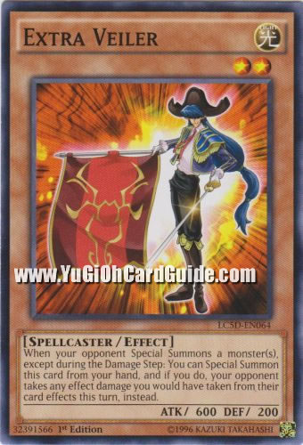 Yu-Gi-Oh Card: Extra Veiler