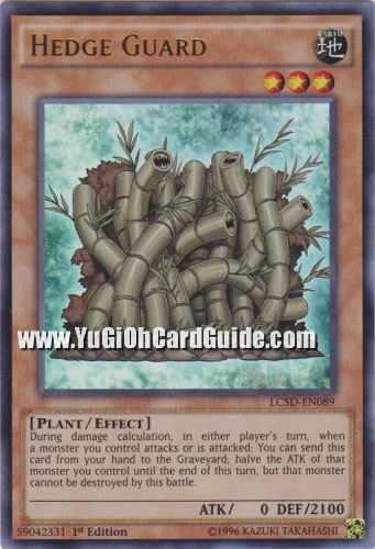 Yu-Gi-Oh Card: Hedge Guard