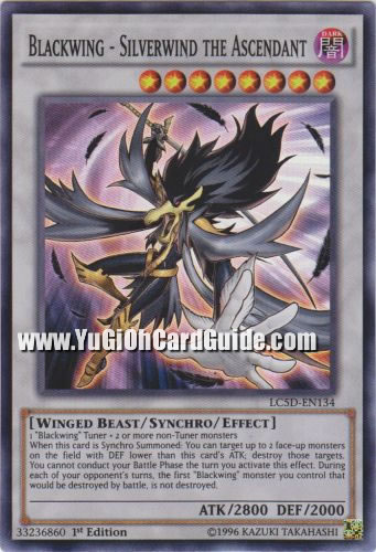 Yu-Gi-Oh Card: Blackwing - Silverwind the Ascendant