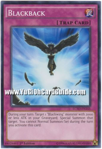 Yu-Gi-Oh Card: Blackback