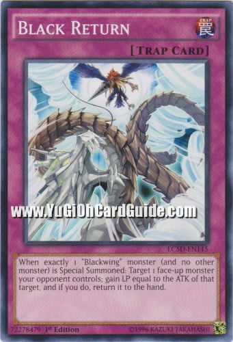 Yu-Gi-Oh Card: Black Return