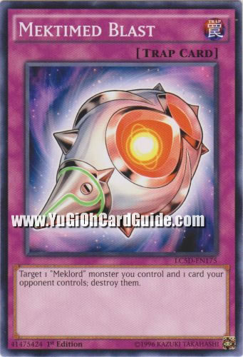 Yu-Gi-Oh Card: Mektimed Blast