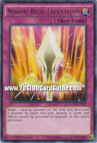 Yu-Gi-Oh! Nordic Relic Brisingamen Trap Card - STOR-EN068 - Storm Of Ragnarok 1st Edition